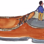 los zapatos del cliente